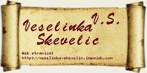 Veselinka Skevelić vizit kartica